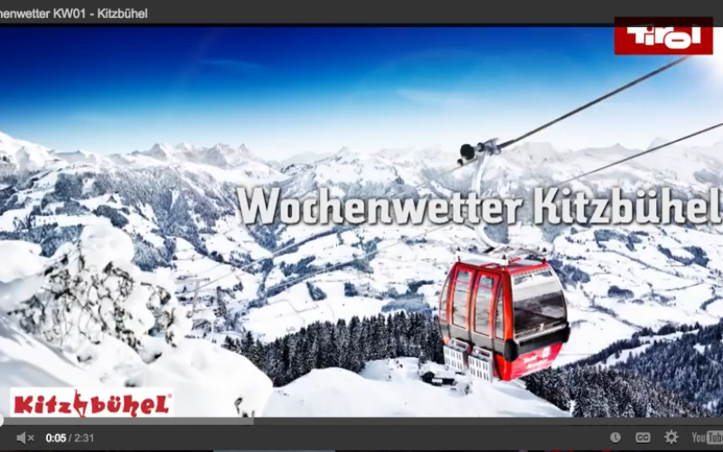 Wochenwetter in Kitzbühel 30.12. bis 05.01.2015
